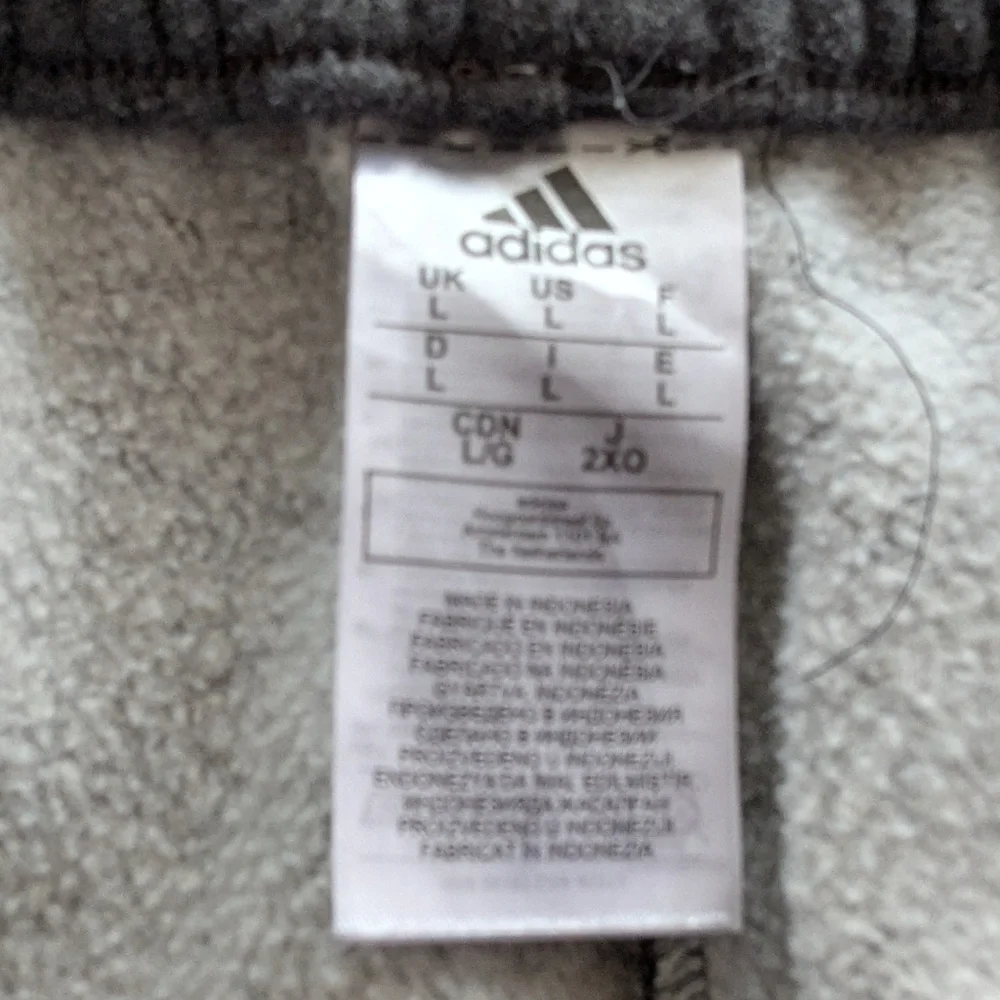 Adidas Grey Sweat Pants Size Large